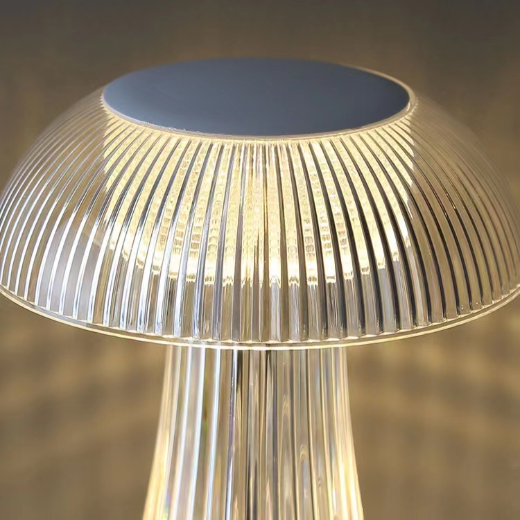 Luz de ambiente popular, creatividad transfronteriza, luz recargable simple moderna, luz nocturna romántica en el dormitorio del restaurante