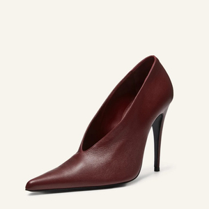 Escarpins sexy à bout pointu pour femmes, grande taille 45, à talons hauts, sandales découpées, coupe large, motif zèbre - Product Image 4