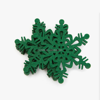 Sous-verres en feutre écologiques, modernes et élégants, à motif de Noël personnalisé, pour la décoration des fêtes dans votre bar ou salle à manger (vente en gros)