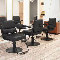 Chaise de coiffeur pivotante à hauteur réglable pour salon - Vente flash