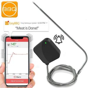 Termómetro Inalámbrico Inteligente para Carne con Bluetooth, Control por Aplicación Digital, Alcance de 300 pies, con Monitor de Temperatura para Alimentos - Product Image 5