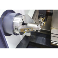 Torno de torneado CNC de cama inclinada de 3 ejes de buena calidad Leichman CK52MY con controlador CNC Syntec