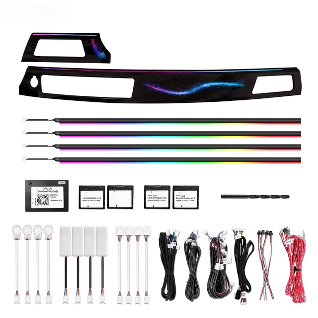 64 Colors Dynamic Ambient Light for BMW E90 2005-2012 3 Series Car Interior LED Lighting Upgrade Trim Accessories