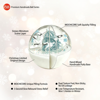 Balle Squishy Faite Main de Noël à Remontée Lente en TPR, Jouet Anti-Stress Sensoriel, Boîte Cadeau Personnalisable, Guide d'Achat Vidéo