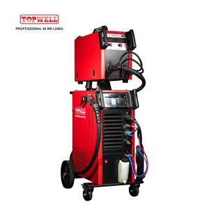 Topwell prowave pulse mig Carbon Steel Pulse Weld All Thickness 400V 3 Phases 500A MIG MMA Mig/Mag Welding Machine EQUIPMENT