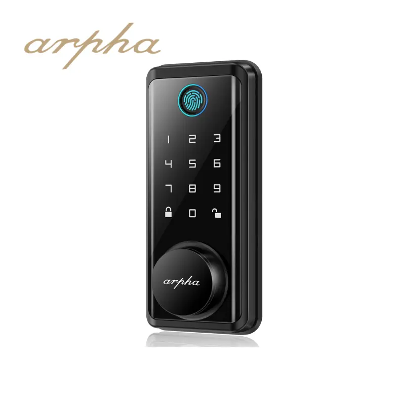 Arpha D601 Fingerabdruck-Passwort elektrisches biometrisches intelligentes Schloss Touchscreen Bluetooth intelligentes Türschloss