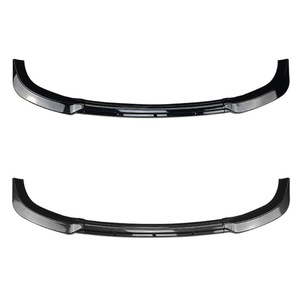 Amp-Z Volkswagen Id.3 Front Splitter Carbon Fiber Texture Matte Finish For 2019-2022 <b>Models</b> - Product Image 3