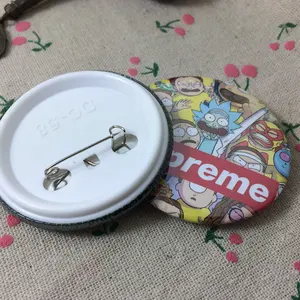 OEM Badge kustom lencana logam kartun logam disesuaikan Logo keras Enamel kancing Pin