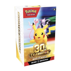 Pokémon TCG 30ème Anniversaire – <span class=keywords><strong>Coffret</strong></span> Booster Américain Scellé en Usine – Collection de Cartes à Collectionner – Packs Booster – <span class=keywords><strong>Coffret</strong></span> Cadeau - Product Image 1