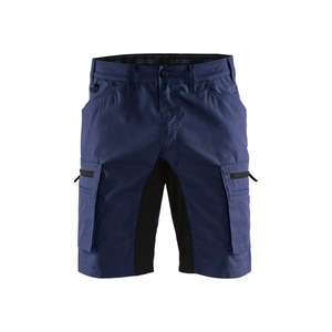 BLAKLADER - 144918458999C60 Service shorts <b>stretch</b> Navy blue/<b>Black</b> - EAN 7330509538609 <b>WORK</b> <b>TROUSERS</b> <b>WORK</b> SHORTS - Product Image 1