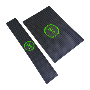 Personalized PVC <b>Silicone</b> Beer <b>Mat</b> Rubber Bar Runner Spill Pad Pub Rail <b>Mat</b> Drip Tray Non Slip Service Pad - Product Image 2