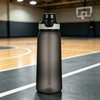 Bouteille d'eau en Tritan PP anti-fuite avec couvercle à ouverture rapide, sans odeur, compatible lave-vaisselle, idéale pour le camping, la randonnée et les voyages
