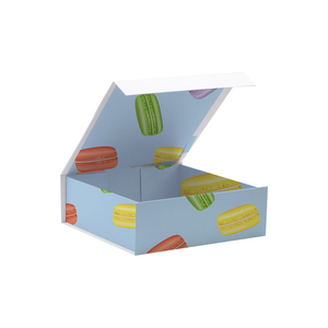 HENGXING - Caja de Regalo Magnética Plegable Rectangular al por Mayor, Caja Magnética Personalizada para Macarons, Embalaje Magnético de Cartón - Product Image 3