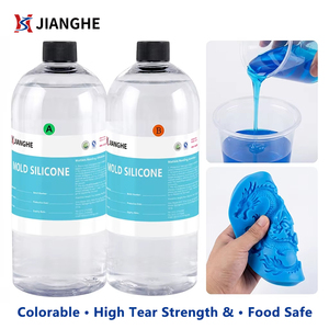 <span class=keywords><strong>Silicone</strong></span> <span class=keywords><strong>liquide</strong></span> RTV-2 de qualité <span class=keywords><strong>alimentaire</strong></span>, durcissement par addition, 0-40A, rapport 1:1, <span class=keywords><strong>pour</strong></span> moules à gâteaux et <span class=keywords><strong>moulage</strong></span> - Product Image 1