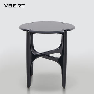 WBERT Table à thé en chêne massif faite à la main Design belge Table d'appoint à vent silencieux importée nordique pour <span class=keywords><strong>meubles</strong></span> de salon - Product Image 1