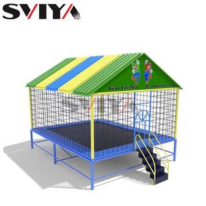 Kinder Mini Indoor Trampolin mit Dach - Product Image 3