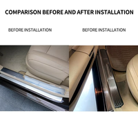 Seuil de porte de haute qualité avec éclairage pour Mercedes-Benz W221, accessoires intérieurs pour voiture, Classe S