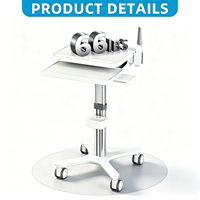 Chariot mobile en aluminium pour ordinateur portable et support de scanner, idéal pour hôpitaux et dentistes – Vente directe usine