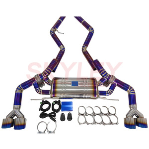 Sistema Catback de escape Valvetronic Performance Titanium para Bmw 3 Series G20 B58 M340i 3,0 Caja de cartón de escape 1 Juego 3 años - Product Image 5