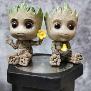 Pot de fleurs Groot pour bébé, Figurines d'arbre homme, modèle mignon, accessoires pour <span class=keywords><strong>jardinière</strong></span> de jardin, cadeau pour enfants - Product Image 1