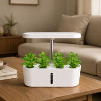 Système de culture de micro-légumes intelligent pour jardin, plateaux en plastique, hydroponie, éclairage LED, kit de culture hydroponique vertical