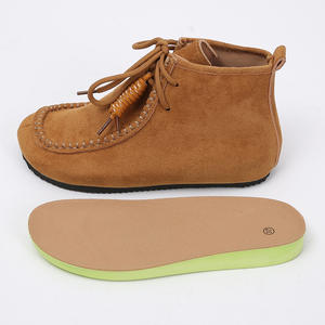 <span class=keywords><strong>Stivali</strong></span> corti Casual in pelle scamosciata invernale di grandi dimensioni retrò con lacci 2025 nuovo tacco con <span class=keywords><strong>zeppa</strong></span> per commercio estero transfrontaliero - Product Image 6