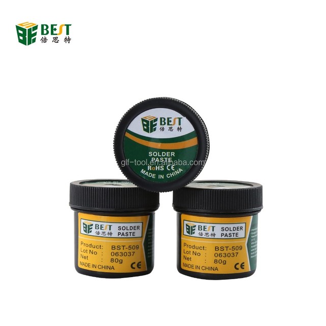 BEST -509 80g SMD Lead-Free Insulating Solder Paste High Cleaning Performance Welding Fluxes