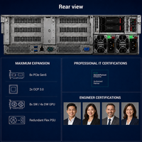 Serveur de réseau IA de niveau entreprise DL385 Gen11 2U, 2x AMD EPYC 9124, 128 Go DDR5, 8SFF, serveur de centre de données en rack pour la virtualisation