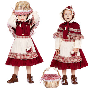 Costume <span class=keywords><strong>de</strong></span> Cendrillon pour filles, Halloween, robe en dentelle Lolita, cape, <span class=keywords><strong>conte</strong></span> <span class=keywords><strong>de</strong></span> fées, spectacle <span class=keywords><strong>de</strong></span> théâtre, performance, fête <span class=keywords><strong>de</strong></span> Noël, cosplay - Product Image 4