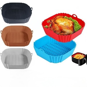 Cuscinetti in silicone riutilizzabili da 9 pollici <span class=keywords><strong>per</strong></span> <span class=keywords><strong>friggitrice</strong></span> <span class=keywords><strong>ad</strong></span> <span class=keywords><strong>aria</strong></span>, <span class=keywords><strong>accessori</strong></span> <span class=keywords><strong>per</strong></span> <span class=keywords><strong>friggitrice</strong></span> <span class=keywords><strong>ad</strong></span> <span class=keywords><strong>aria</strong></span> da 5-8QT <span class=keywords><strong>per</strong></span> cottura al forno, arrosto e microonde - Product Image 1