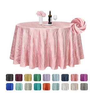 ผ้าแพรแข็งทอด้วย100% ผ้าโพลีเอสเตอร์ทอลายแฟนซีย่นผ้าปูโต๊ะผ้าแจ็คการ์ดแบบซักได้ทันสมัยงานแต่งงานในบ้าน - Product Image 1