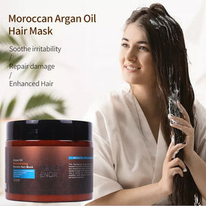 Promoción: Mascarilla Capilar de Queratina con Aceite de Argán Herbal, Crema Orgánica Reparadora, Suavizante e Hidratante para Cabello Seco, Compra 10 y Obtén 1 Gratis - Product Image 6