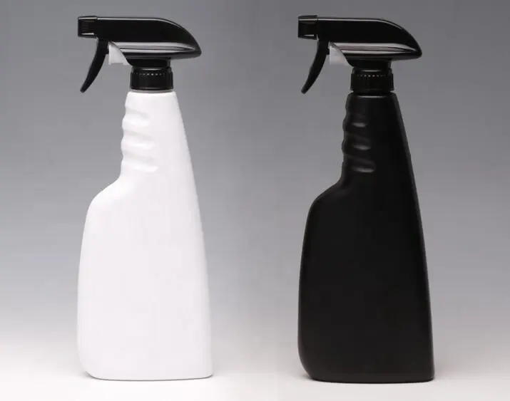 16oz 500ml bianco/nero HDPE sacchetto di Plastica di Imballaggio Bottiglia Dello Spruzzo Per Detersivo Liquido spruzzatore di innesco