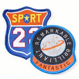 Personalize Embroidery <b>Patch</b> Professional Custom Polyester Iron on Stick on Embroidery <b>Patch</b> - Product Image 4