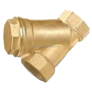 Filettature filtranti di tipo Y in ottone di alta qualità utilizzate per la pulizia e la manutenzione di sistemi di tubazioni