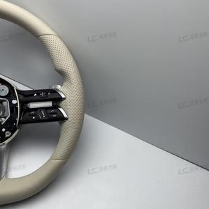Volante Deportivo de Fibra de Carbono y Cuero Genuino Marrón, Venta al Por Mayor de Fábrica, para Mercedes-Benz W212 E300 G500, Ajuste Universal - Product Image 5