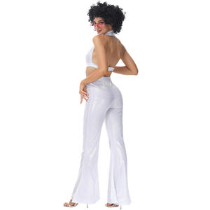 Costume rétro des années 70 pour femmes, déguisement hippie pour Halloween, vêtements de fête, soirée en boîte de nuit, discothèque, scène, danse - Product Image 6