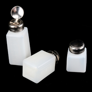 Flacon Distributeur d'Alcool Antistatique Vide avec Pompe à Pression, Rechargeable, pour Salon de Manucure et Outil d'Art des Ongles - Product Image 3