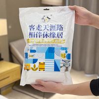 Ensemble de draps de lit jetables hygiéniques en 4 pièces, ensemble de literie portable non tissé