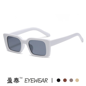 Yingtai Eyewear Square <b>Sunglasses</b> PC Frame UV400 Protection Unisex Fashion Style - Product Image 5
