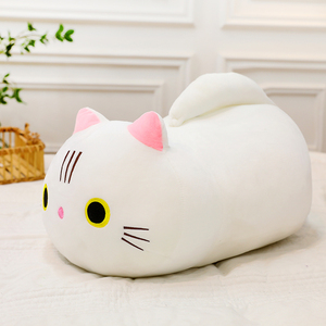 Almohada de Peluche Personalizada con Diseño de Gato de Dibujos Animados, Cojín de Peluche Suave y Divertido, Juguete de Peluche de Gato Relleno de Algodón PP - Product Image 6