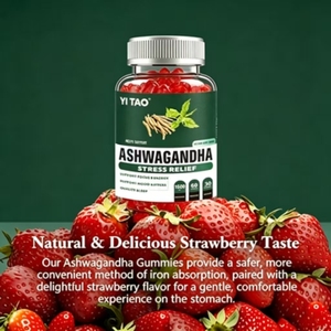 Gomitas de Ashwagandha OEM - Reduce el estrés, mejora la memoria, aumenta la calidad del sueño, aumenta la energía. - Product Image 5