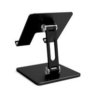 Soporte para Tablet de Aleación de Aluminio con Compatibilidad Universal, Altura Ajustable y Diseño Ergonómico para Uso en Oficina o Entretenimiento