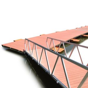 Bonne vente <span class=keywords><strong>Marina</strong></span> alliage d'aluminium ponton échelle de bateau système de quai à flotteur passerelle utilisée pour les fournitures en Chine - Product Image 6