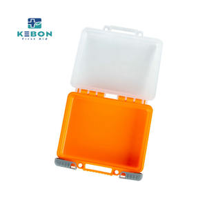 Kebon KB3009 Kırmızı Mini Plastik İlk Yardım Çantası 15x13.5x4.3cm Atölye, Ev ve Ofis için Acil Durum Malzemeleri - Product Image 4
