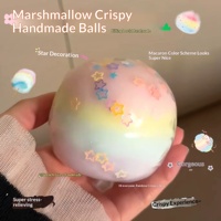 Balle anti-stress DIY faite main, texture ultra-douce et cireuse, saveurs menthe, chocolat noir et matcha ; idéale pour soulager le stress