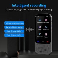 Traductor inteligente S80 PRO con pantalla táctil TFT de 3 pulgadas AI Intelligence admite traducción automática de tarjetas adicionales y educación