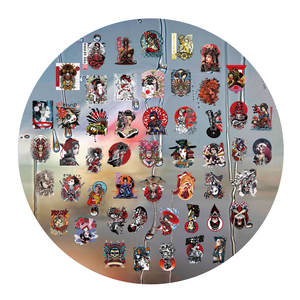 <span class=keywords><strong>Geisha</strong></span> A3 lembar kertas Transfer UV tahan lama bordir hewan peliharaan 3D DTF DIY besi Transfer panas kustom Tumblers bermotif kartun - Product Image 6