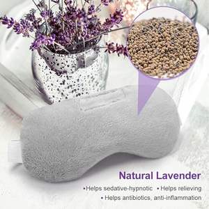 Máscara <span class=keywords><strong>para</strong></span> Ojos Calentable en Microondas, Terapia de Calor y Frío <span class=keywords><strong>para</strong></span> Ojos Secos, Máscara de Sueño con Aromaterapia y Peso, con Correas Ajustables - Product Image 4