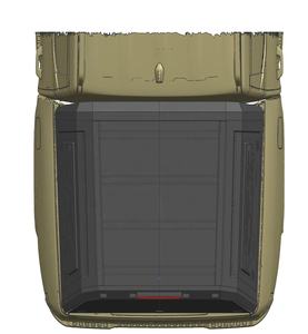 4x4 acero solo doble camioneta cama Hardtop Topper dosel para Chevy Silverado 1500 Gmc <span class=keywords><strong>Sierra</strong></span> BYD SHARK - Product Image 3